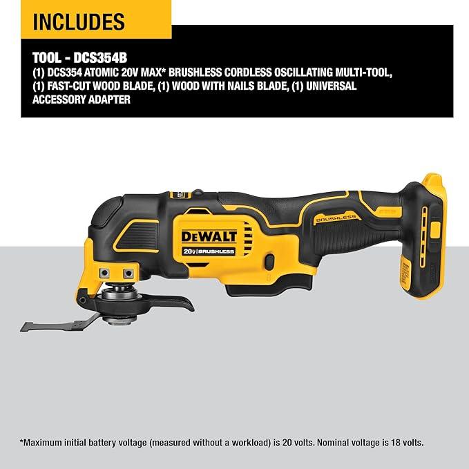 DeWALT Atomic Compact Series Multi Tool - DCS354B - Toronto Liquidation Company