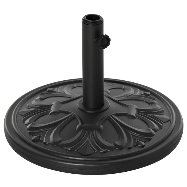 19 Inch Heavy Duty 29lbs Umbrella and Parasol Stand - Black