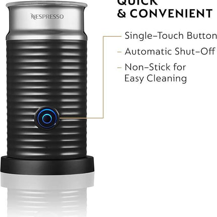 Nespresso Aeroccino 3 One-Touch Milk Frother - CanadaDiscount.ca