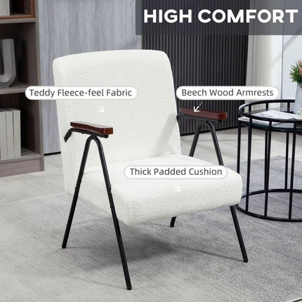 Modern Fuzzy Felt Accent Chair - Toronto Liquidation Warehouse