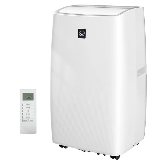 12000 BTU Portable Air Conditioner with Dehumidifier - White - Toronto Liquidation Company