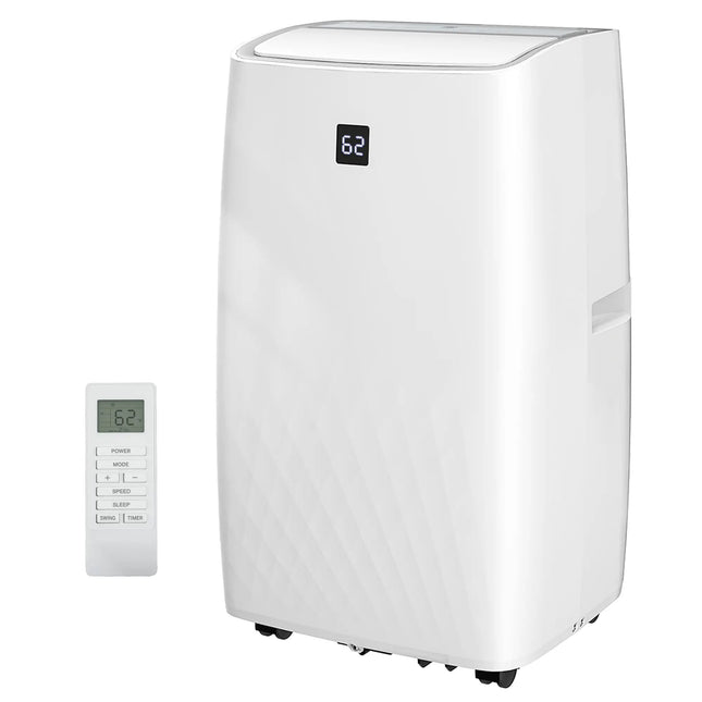 12000 BTU Portable Air Conditioner with Dehumidifier - White