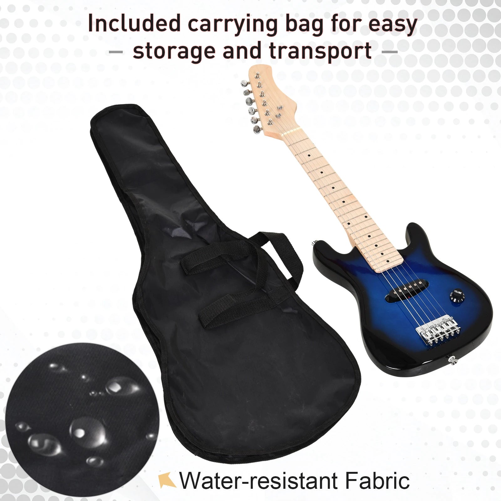 30 Inch Kids Electric Guitar 3/4 Size Beginner Starter Kit with 5W Amplifier - Toronto Liquidation Company