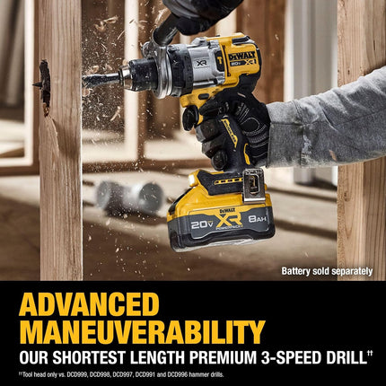 DEWALT 20V MAX XR Brushless Cordless 1/2 in. Hammer Drill - DCD1007B
