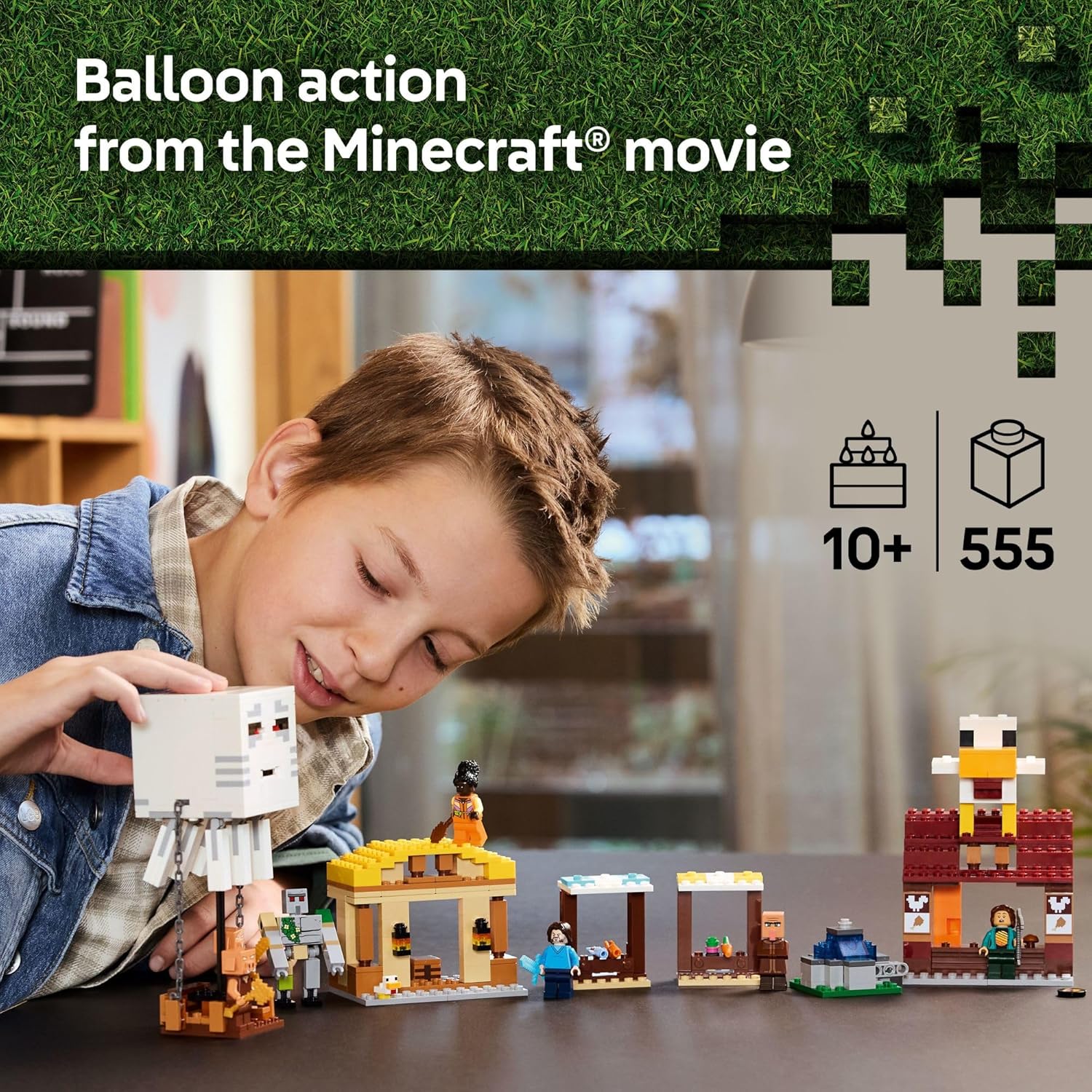 LEGO A Minecraft Movie - The Ghast Balloon Village Attack 21273 - Toronto Liquidation Company