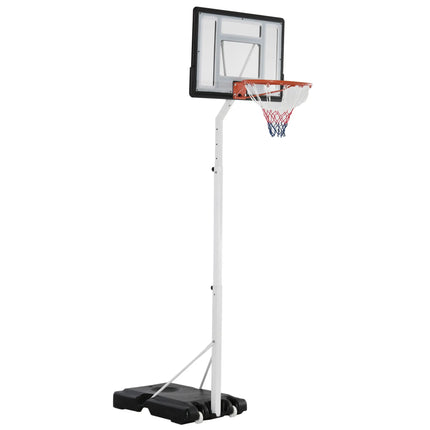 Classic 5-7ft Adjustable Basketball Hoop with Stand and Wheels