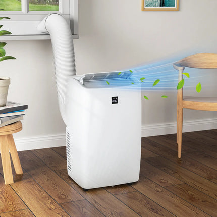 12000 BTU Portable Air Conditioner with Dehumidifier - White