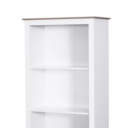 69” Bathroom Storage Cabinet with Double Door Cupboard – White
