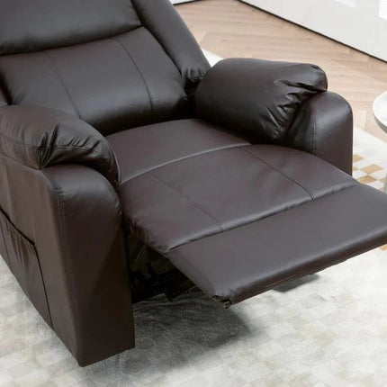 Executive Faux Leather Recliner | Chocolate Brown - Toronto Liquidation Warehouse