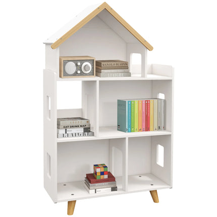 Classic Dollhouse Bookshelf – White