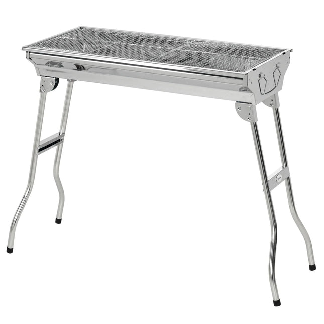 Stainless Steel Portable Charcoal Barbecue Grill - Toronto Liquidation Company