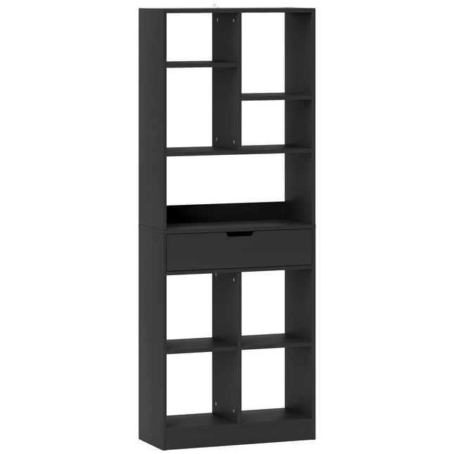 Modern Tall Bookshelf with Drawer