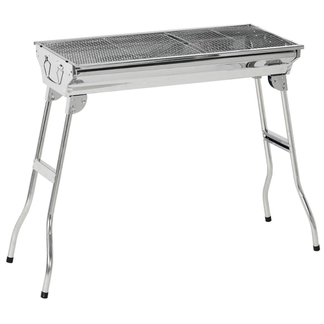 Stainless Steel Portable Charcoal Barbecue Grill - Toronto Liquidation Company