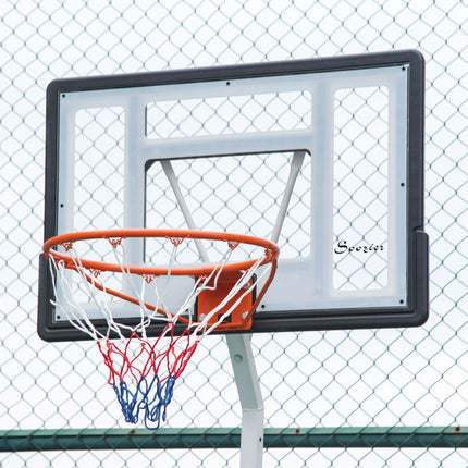 Classic 5-7ft Adjustable Basketball Hoop with Stand and Wheels