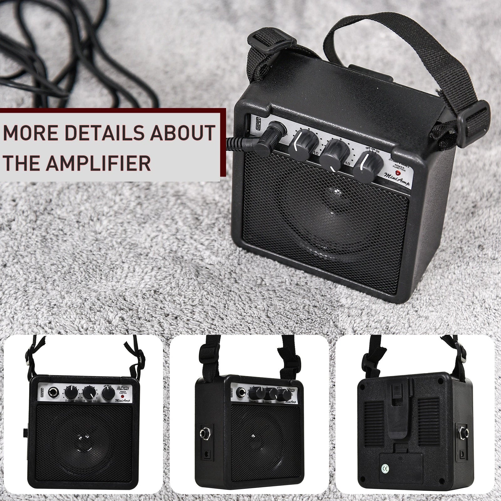 30 Inch Kids Electric Guitar 3/4 Size Beginner Starter Kit with 5W Amplifier - Toronto Liquidation Company