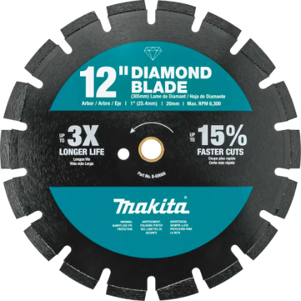 MAKITA 12-inch Segmented Dual Purpose Diamond Blade - B-69668 - Toronto Liquidation Company