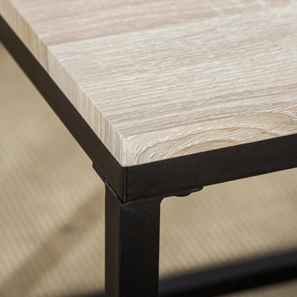 Nesting Coffee Table Set of 3 – Natural Wood