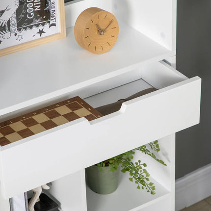 Modern Tall Bookshelf with Drawer