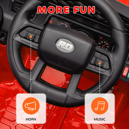12V Battery Powered Ride on Electric Car for Kids with Remote Control and Headlights