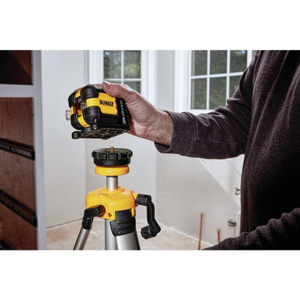 DEWALT 55 ft. Green Self-Leveling Cross Line Laser Level with (2) AA Batteries - DW08802CG