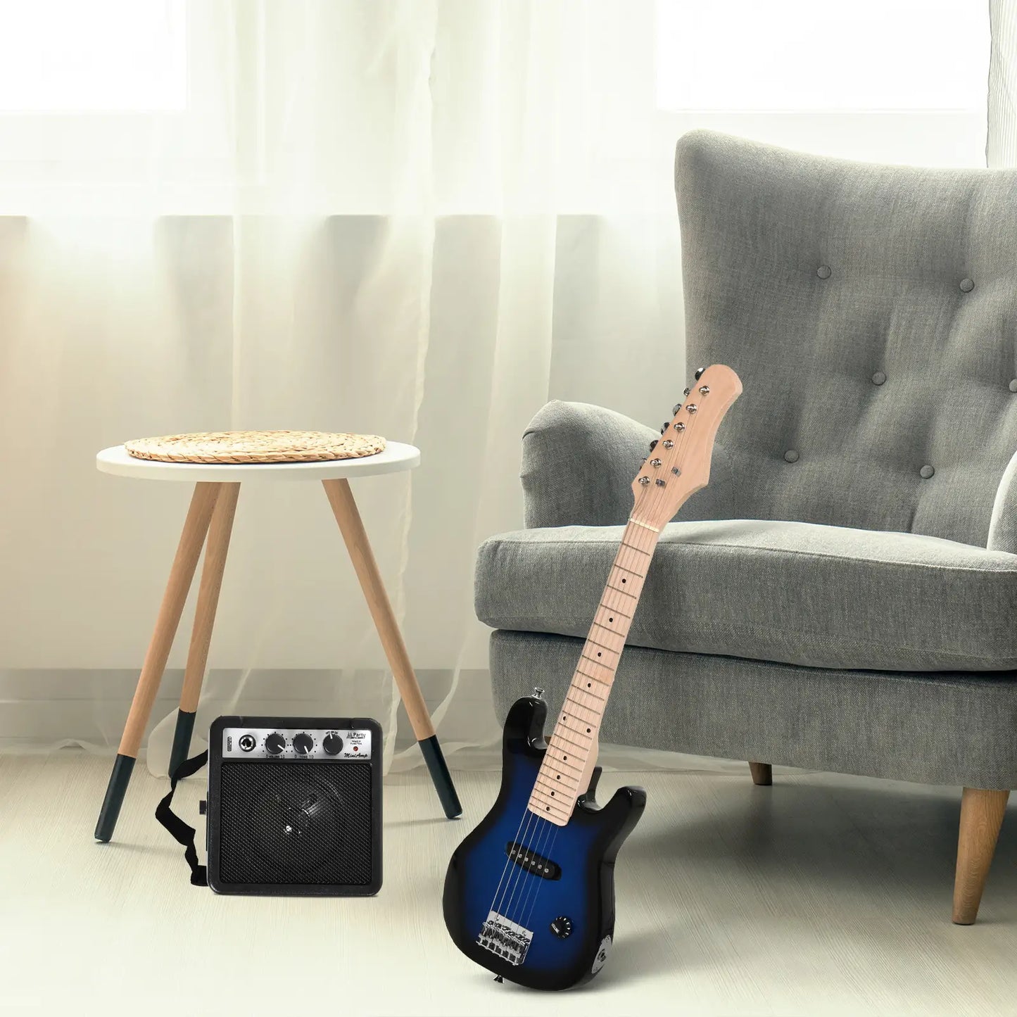 30 Inch Kids Electric Guitar 3/4 Size Beginner Starter Kit with 5W Amplifier - Toronto Liquidation Company