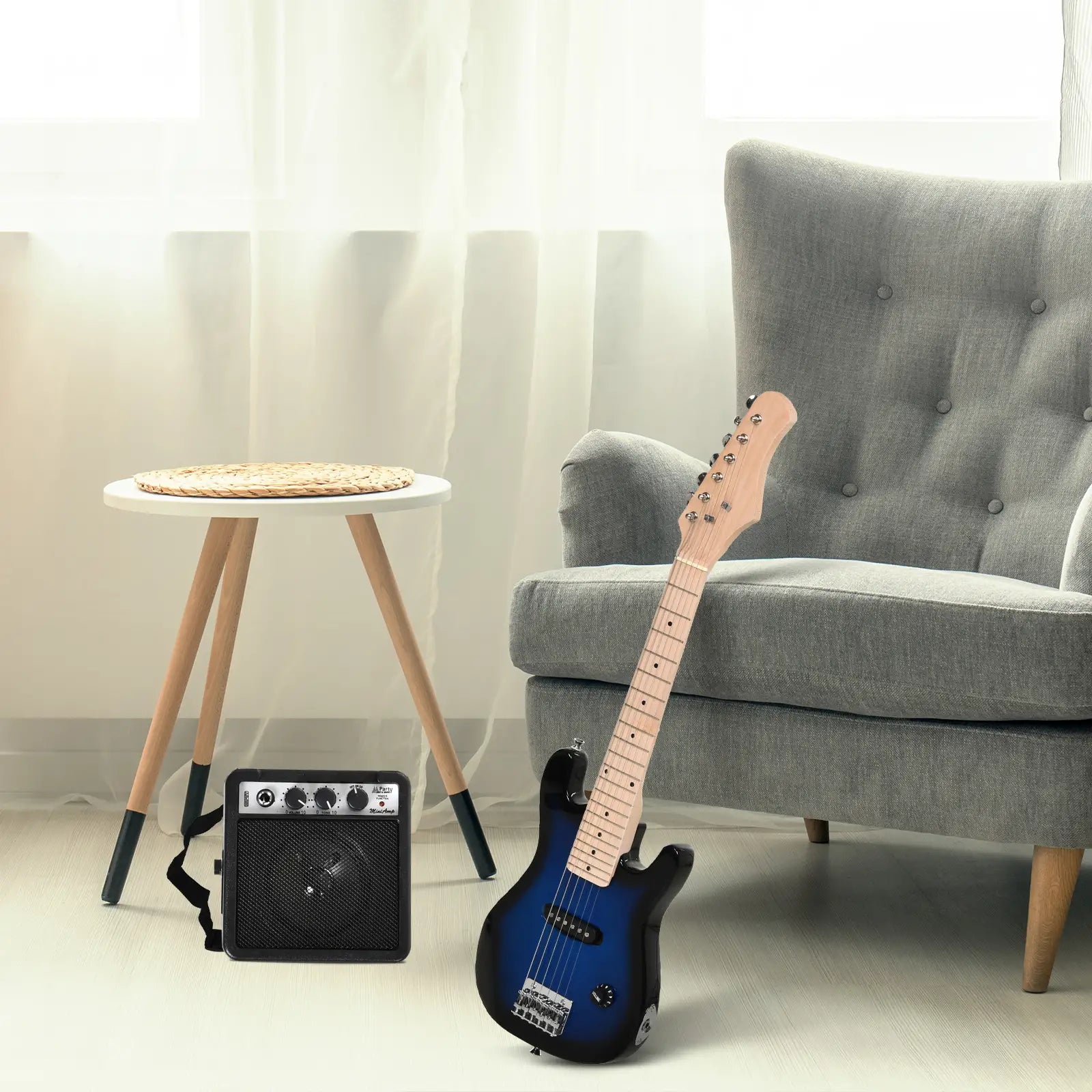 30 Inch Kids Electric Guitar 3/4 Size Beginner Starter Kit with 5W Amplifier - Toronto Liquidation Company