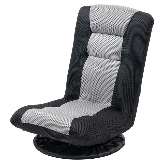 Folding Floor Mesh Gaming Chair – Space Grey