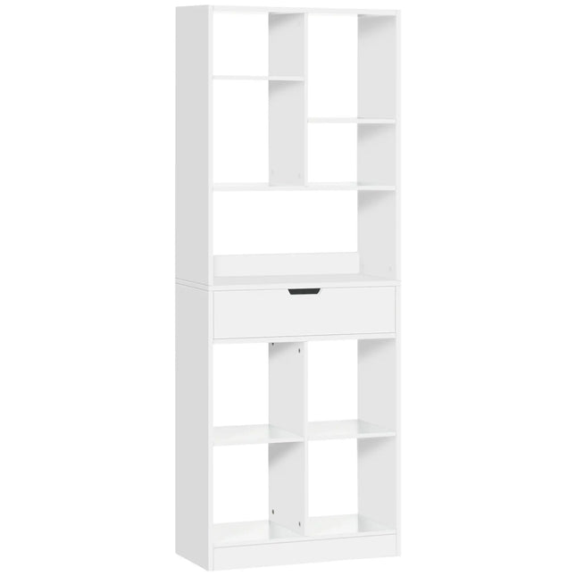 Modern Tall Bookshelf with Drawer