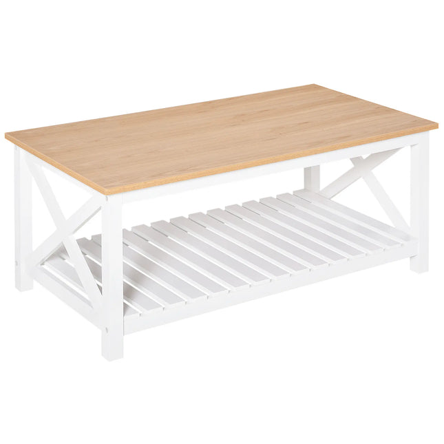 Classic Farmhouse Coffee Table - White